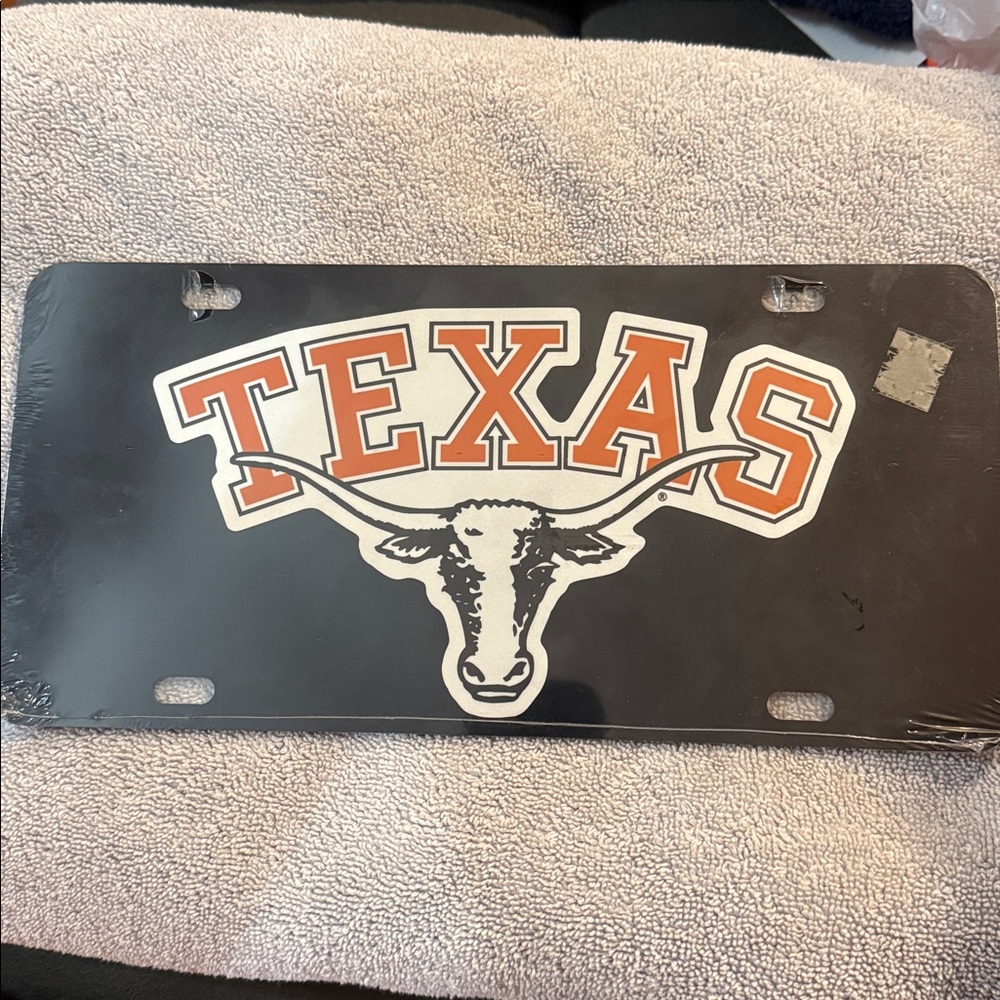 Texas Longhorns License Plate